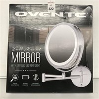 OVENTE WALL MOUNT MIRROR WITH DIFFUSED LED