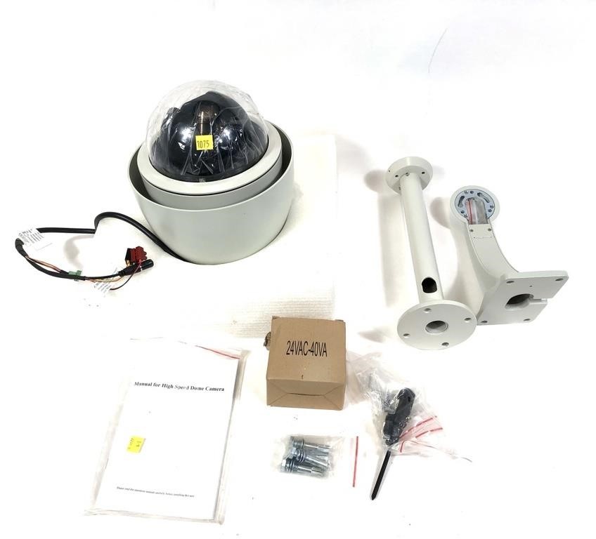 High Speed Dome Camera with mounting bracket and