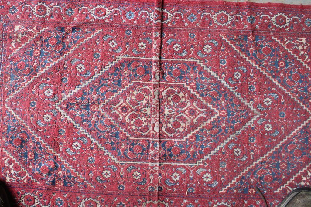 Early Persian Carpet 25 x 42"