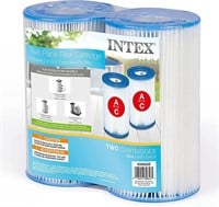 INTEX 29002E Pool Filter Cartridge  2 Pack