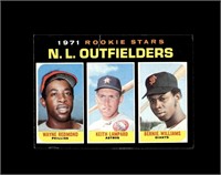 1971 Topps High #728 NL Outfield RS VG to VG-EX+