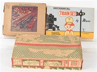 3- MARX TRAIN SETS w/ BOXES