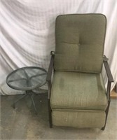 Patio Recliner & Side Table T8C