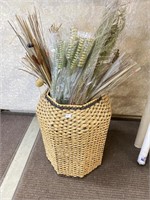 Big basket made of  Hyacinth Reeds