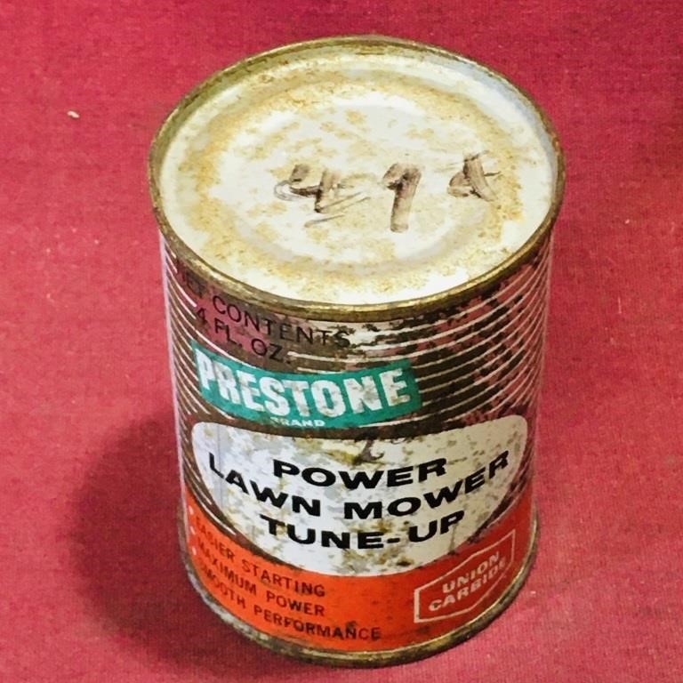 Sealed Can Of Prestone Power Lawn Mower Tune-Up