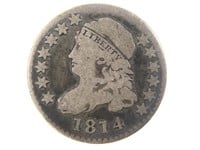 1814 Bust Dime STATESOFAMERICA no spaces