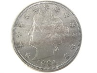 1884 Liberty Nickel, Semi Key Date