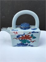 Chinese Mark Handpainted Porcelain Teapot