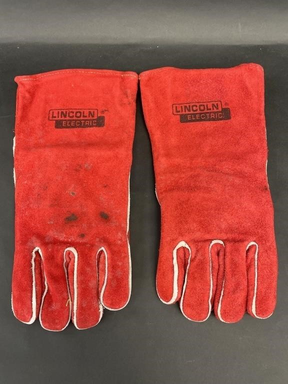 Lincoln Leather Welding Gloves