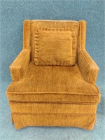 Vintage Orange Arm Chair
