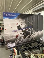 PLAY STATION GHOST FRAMED POSTER, 26 X 36"