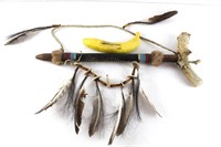 Beads, Feathers, Fur, Antler & Horse Hair Pipe