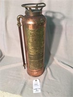 Antique Copper/Brass Fire Extinguisher