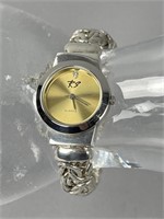 Silver Flat Byzantine RS Webster Bracelet Watch