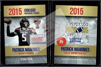 Patrick Mahomes 2015 Rookie Phenoms College rookie