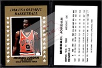 Michael Jordan 1984 USA Olympic rookie promo gold