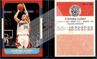 Stephen Curry 1986 Fleer style rookie card