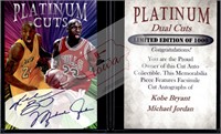 Michael Jordan Kobe Bryant Platinum Cuts facsimile