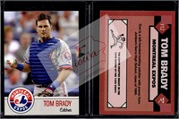 Tom Brady MLB rookie card