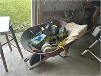 Wheel Barrow with Contents