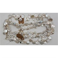 2 Natural Pearl Necklace Natural Color