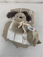 LITTLE MIRACLES TOSS BLANKET WITH TOY