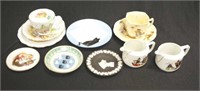 Quantity of various cat related table wares