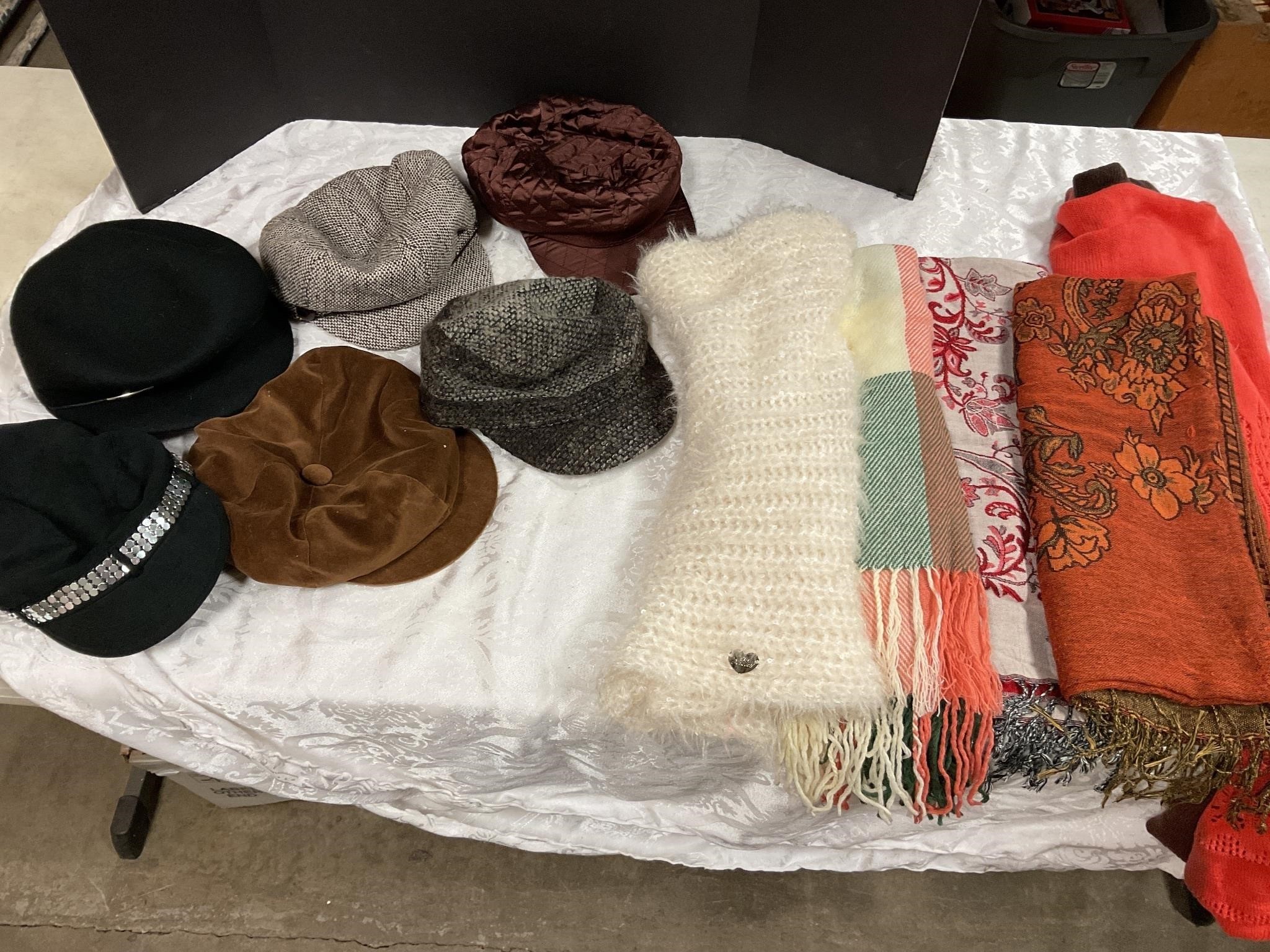 Women’s scarves and hats