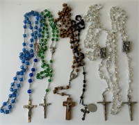 J - LOT OF 6 ROSARIES (J16 1)