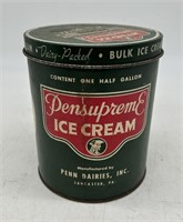 Vintage Pensupreme Ice Cream Packaging - Penn Dari