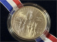 Silver 2002 U.S. military Academy coin