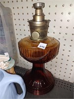 Amber Glass Aladdin Lamp