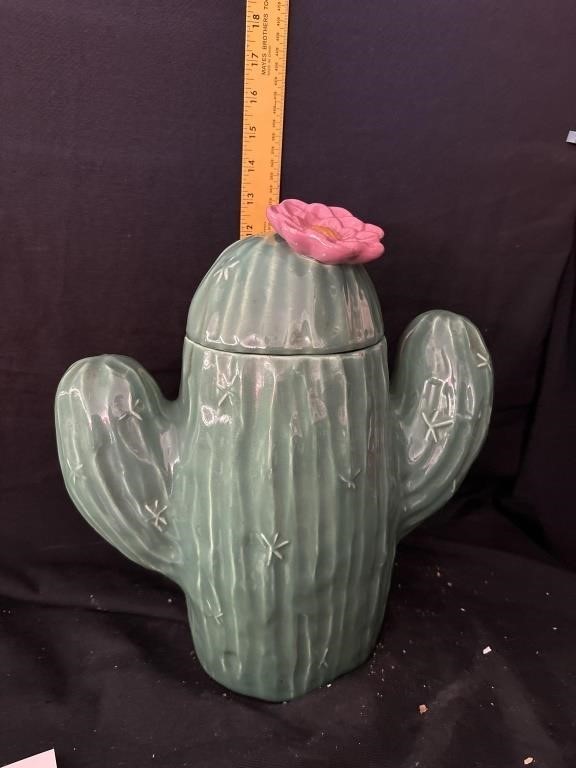 treasure craft cactus cookie jar