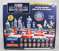 2020 Battle For The White House Chess Set