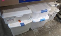 6 Storage Tubs