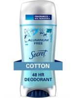 (2) Secret Deodorant Stick, 48-Hour Aluminum,