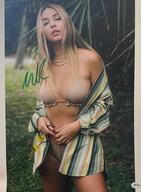 Madelyn Cline Signed 11x14 with COA
