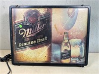 lighted beer sign