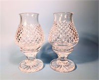 Vintage Waterford Crystal Lamp//Candle Holders