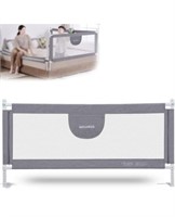 New safety bed rail for toddlers in grey