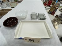 5 pcs-Assorted Pans & Bowls