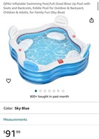 INFLATABLE POOL (OPEN BOX)