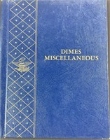Whitman Miscellaneous Dimes Collectors Book - No C