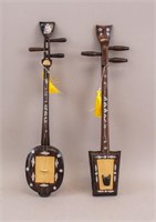 Wooden Miniature Oriental Music Instruments 2pc