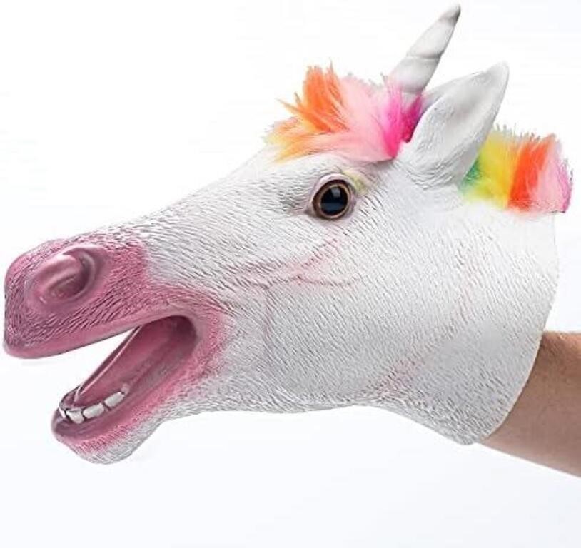YOLOCOCA "Unicorn" Head Hand Puppet