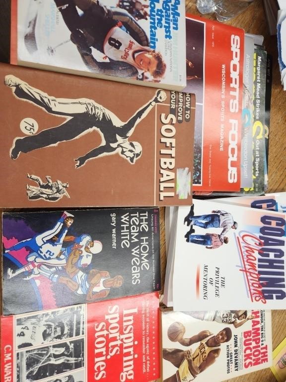 Vintage Sports Magazines and Books