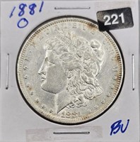 1881 O U.S. Morgan Silver Dollar BU