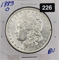 1883 O U.S. Morgan Silver Dollar BU