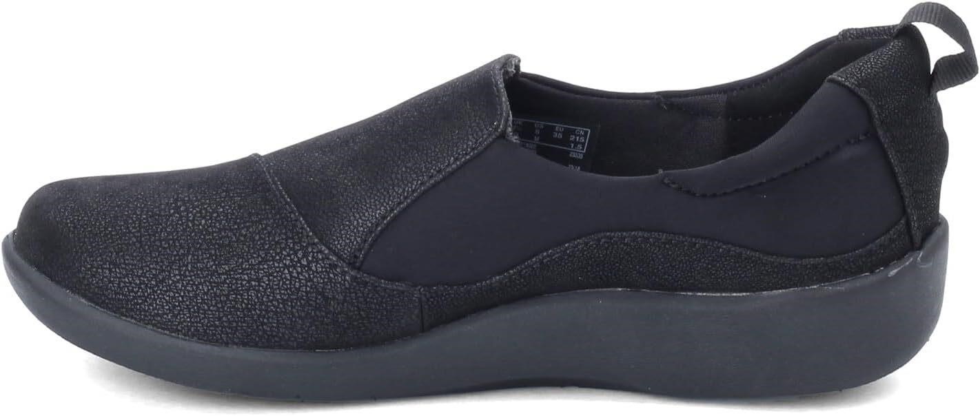 Clarks Women's Sillian Paz 8.5, Black Nubuck