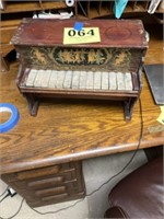 Small working  schoenhut piano with wooden keys